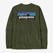 Longsleeve męski Patagonia P-6 Logo Responsibili torrey pine green