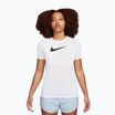 Koszulka treningowa damska Nike Dri-Fit white/black