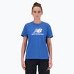 Koszulka damska New Balance Jersey Stacked Logo T-Shirt blueagat