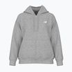 Bluza damska New Balance Fleece Logo Full Zip athletic grey