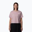 Koszulka damska The North Face Simple Dome Cropped Slim Tee metal pink