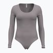 Body treningowe damskie Under Armour Vanish Leotard tetra gray/white