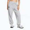 Spodnie damskie Under Armour Icon Heavyweight Terry Oversized mod gray light heather/forest green