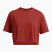 Koszulka damska Under Armour Boxy Crop Logo earthen orange/black