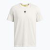 Koszulka męska Under Armour Curry Hvyweight Logo Tee white clay/black