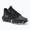 Buty do koszykówki dziecięce Under Armour GS Lockdown 7 black/black/metallic silver