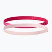 Opaska na głowę Under Armour Mini Bands (2 szt.) shaded fuchsia/prime pink