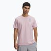 Koszulka męska Under Armour 60/40S Evol Logo prime pink/ether blue/white