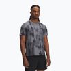 Koszulka do biegania męska Under Armour Launch Elite Print titan gray/reflective