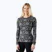 Longsleeve termoaktywny damski Smartwool Merino 250 Baselayer Crew Boxed black deco floral