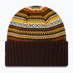 Czapka zimowa damska New Era Rail Isle Cuff Knit Beanie dark brown
