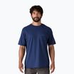 Koszulka męska Patagonia Boardshort Logo Pocket Responsibili clement blue
