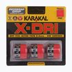 Owijka do rakiet squash Karakal X-Dri Grip 3 szt. red