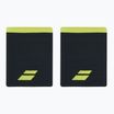Frotki na nadgarstek Babolat Logo Jumbo Wristband 2 szt. black/aero