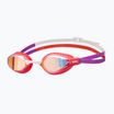 Okulary do pływania arena Air-Speed Mirror yellow copper/bright coral/plum