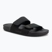 Klapki męskie Quiksilver Rivi Leather Double Adjust black 1