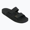 Klapki męskie Quiksilver Rivi Leather Double Adjust black 1