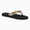 Japonki damskie ROXY Paia V black/pink/soft lime