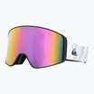 Gogle snowboardowe męskie Quiksilver Storm MG white camo/clux l purple mi