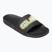 Klapki męskie Quiksilver Rivi Wordmark Slide II black rasta