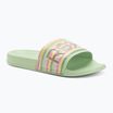 Klapki damskie ROXY Slippy II green stripe