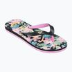 Japonki dziecięce ROXY Tahiti VII black/pink stencil