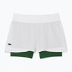 Spodenki tenisowe damskie Lacoste GF8598 white/green