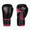 Rękawice bokserskie adidas Hybrid 80 czarno-różowe ADIH80