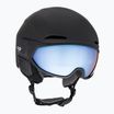 Kask narciarski Alpina Oro QV Mips black matt/ice blue