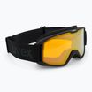 Gogle narciarskie UVEX Elemnt FM black matt/mirror green clear lasergold lite