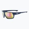 Okulary przeciwsłoneczne UVEX Sportstyle 238 deep space matt/mirror red
