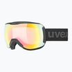 Gogle narciarskie UVEX Downhill 2100 V black matt/mirror rainbow clear