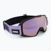 Gogle narciarskie UVEX Xcitd CV black matt/mirror lavender yellow