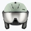 Kask narciarski UVEX Instinct Visor oxid green matt/mirror silver/smoke