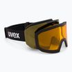 Gogle narciarskie UVEX Evidnt Attract + case black matt/mirror cooper yellow clear