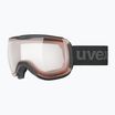 Gogle narciarskie UVEX Downhill 2100 V black matt/mirror red clear