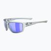 Okulary przeciwsłoneczne UVEX Sportstyle 230 smoke matt/mirror blue
