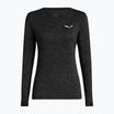 Longsleeve trekkingowy damski Salewa Puez Melange Dry black out melange