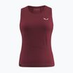 Koszulka trekkingowa damska Salewa Puez Sporty Dry Tank syrah