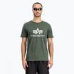 Koszulka męska Alpha Industries Basic dark olive
