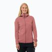 Bluza polarowa damska Jack Wolfskin Kolbenberg Hooded Fz mineral red