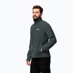 Bluza polarowa męska Jack Wolfskin Taunus Fz black olive/black olive