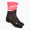 Skarpety kompresyjne damskie CEP 4.0 Mid Cut pink/black