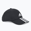 Czapka z daszkiem adidas Baseball 3-Stripes Cotton Twill black/ white