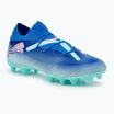 Buty piłkarskie męskie PUMA Future 7 Pro FG/AG bluemazing/puma white/electric peppermint