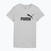 Koszulka damska PUMA ESS No. 1 Logo Tee Light Gray Heather