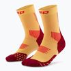 Skarpety kompresyjne damskie CEP Run Mid Cut 5.0 marigold/burgundy