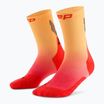 Skarpety kompresyjne męskie CEP Run Edt. Gradient Mid Cut Compression 5.0 red/marigold fade