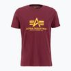 Koszulka męska Alpha Industries Basic burgundy