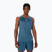 Tank top do biegania męski ASICS Fujitrail Singlet magnetic blue